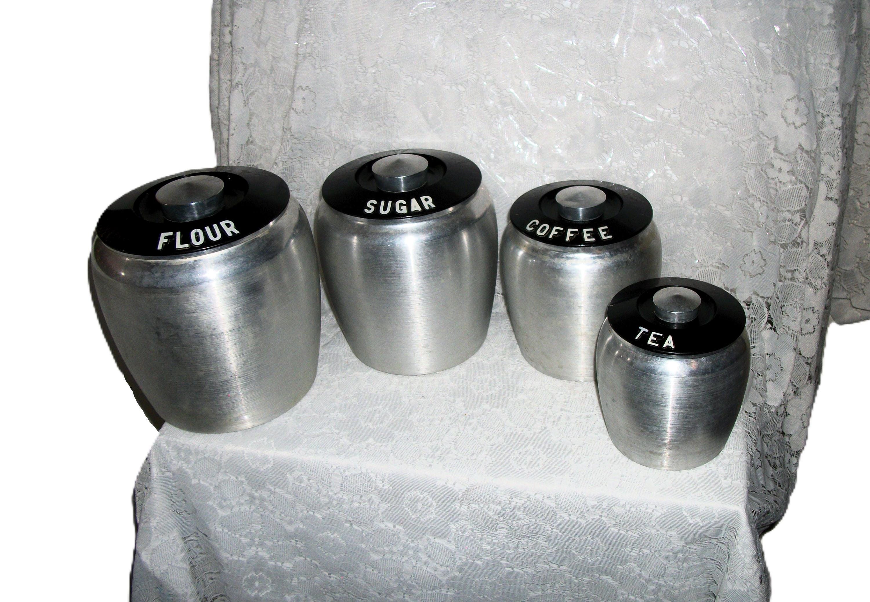 Kromex Tea Canister - Etsy