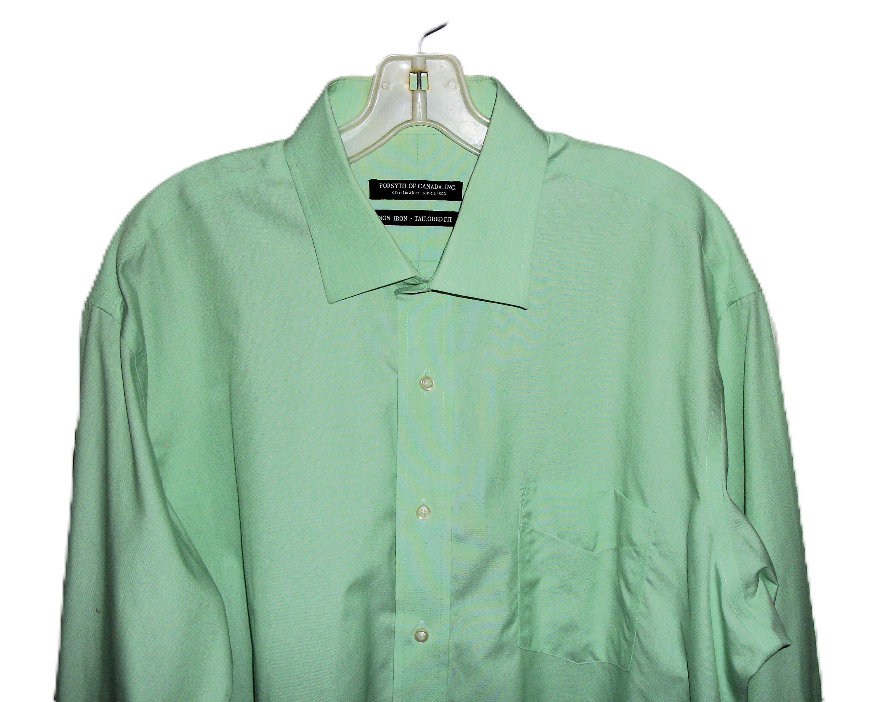 forsyth of canada non iron tailored fit dress shirt Forsyth of Canada Tailored Fit Spread Collar Non-Iron Dress Shirt main image 0
