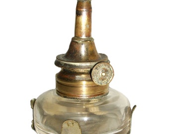 Antique Miniature Oil Lamp Jeweler Alcohol Whale Oil by Benedict & Burnham Predecessor to Modern Day Bunsen Burner Victorian era just 30 USD