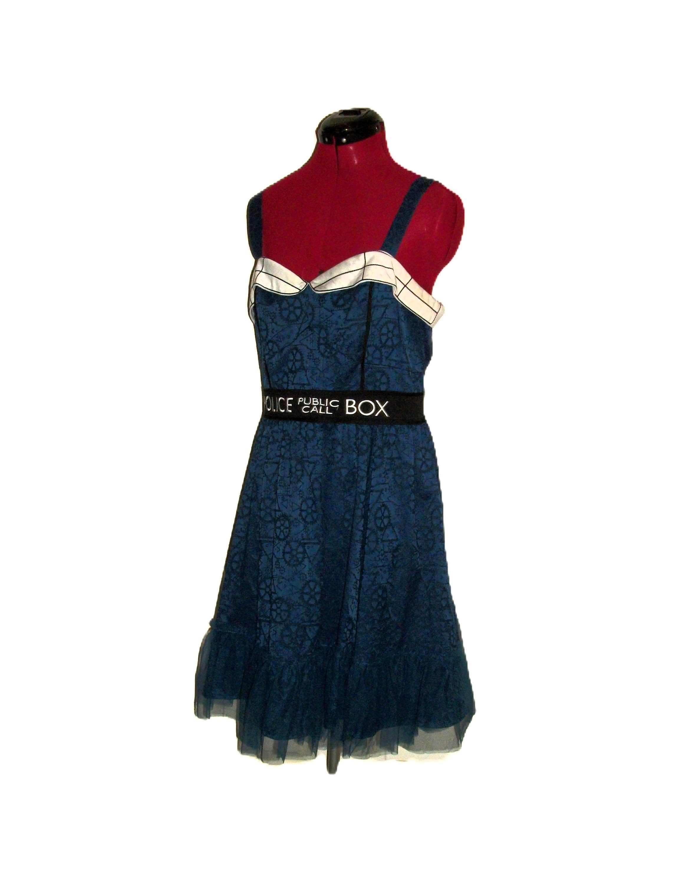 hot topic blue dress Geggamoja® Corduroy Jumper Dress main image 0
