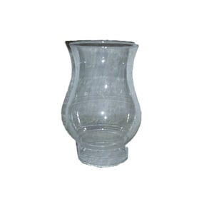 Vintage Clear Glass Chimney Replacement Globe Shade for Candle, Oil or Hurricane Lamp 6 1/2&quot; Tall Only 9 USD