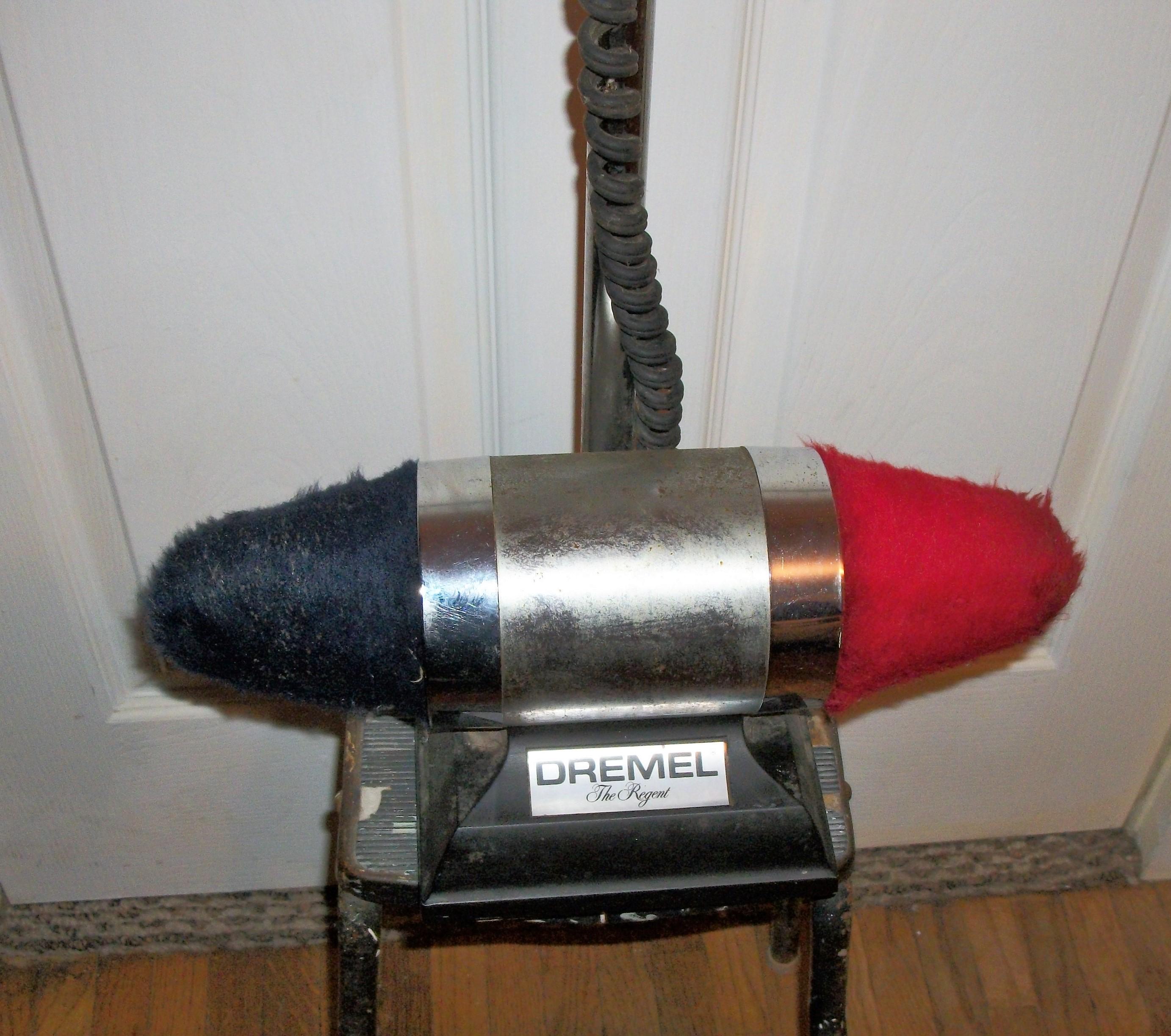Vintage Dremel Regent Electric Shoe Polisher Double Buffer Shiner