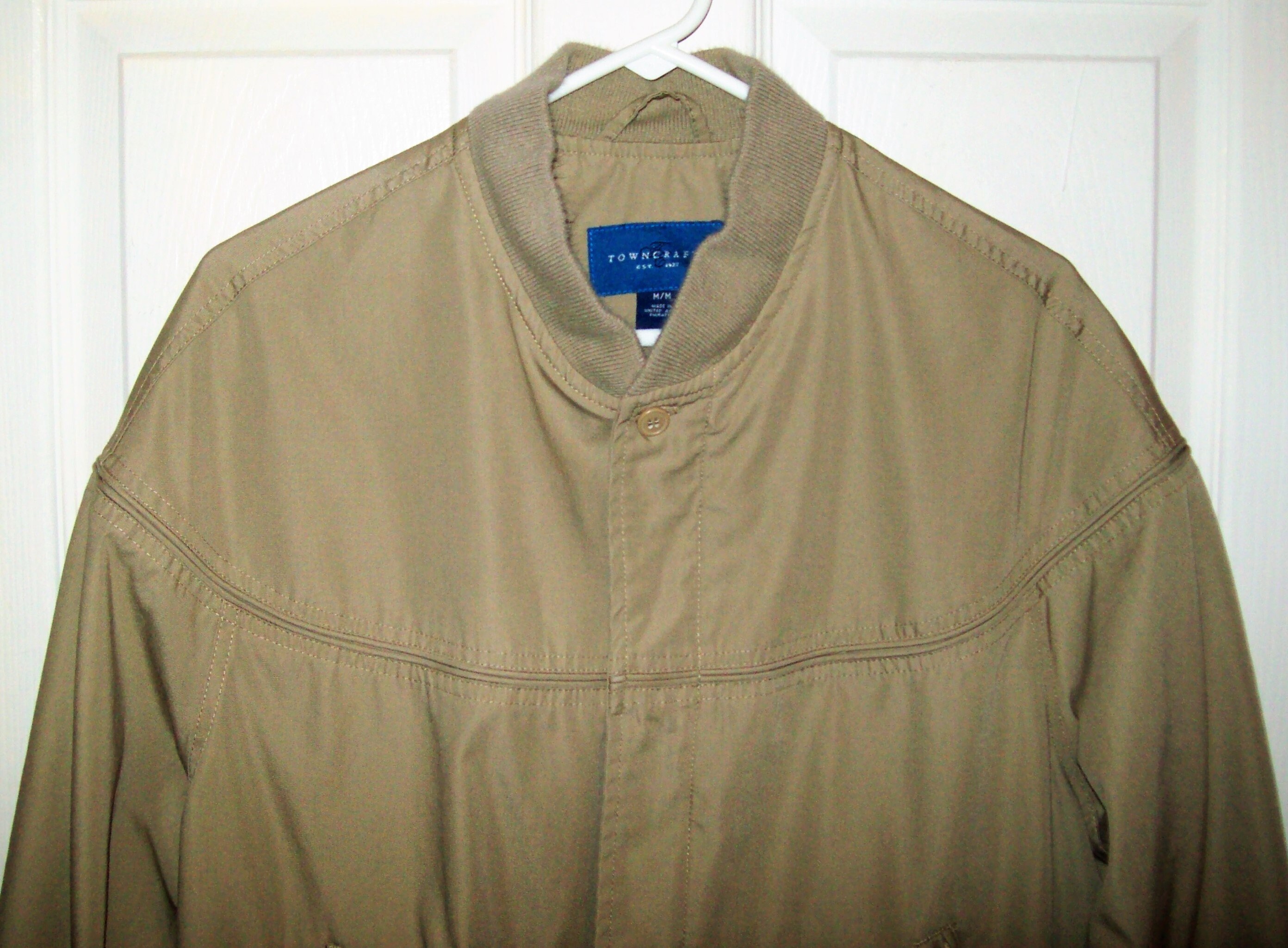 Vintage Mens Beige Tan Golf Jacket Towncraft by Penneys Medium Etsy
