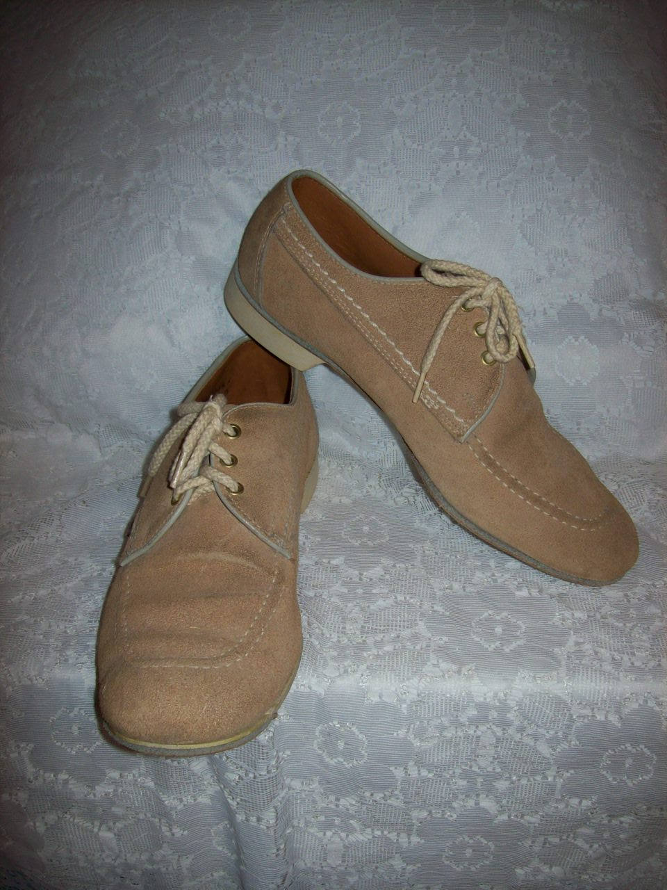 Vintage Mens Tan Suede Leather Right Handed Bowling Shoes Etsy