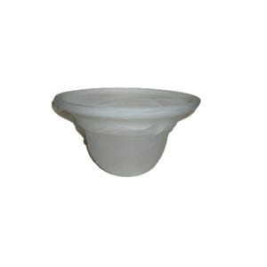 Vintage Bell Shape Frosted Alabaster Glass Shade Marbled Fan Light Replacement Globe w/ 1 1/2&quot; Fitter Only 9 USD