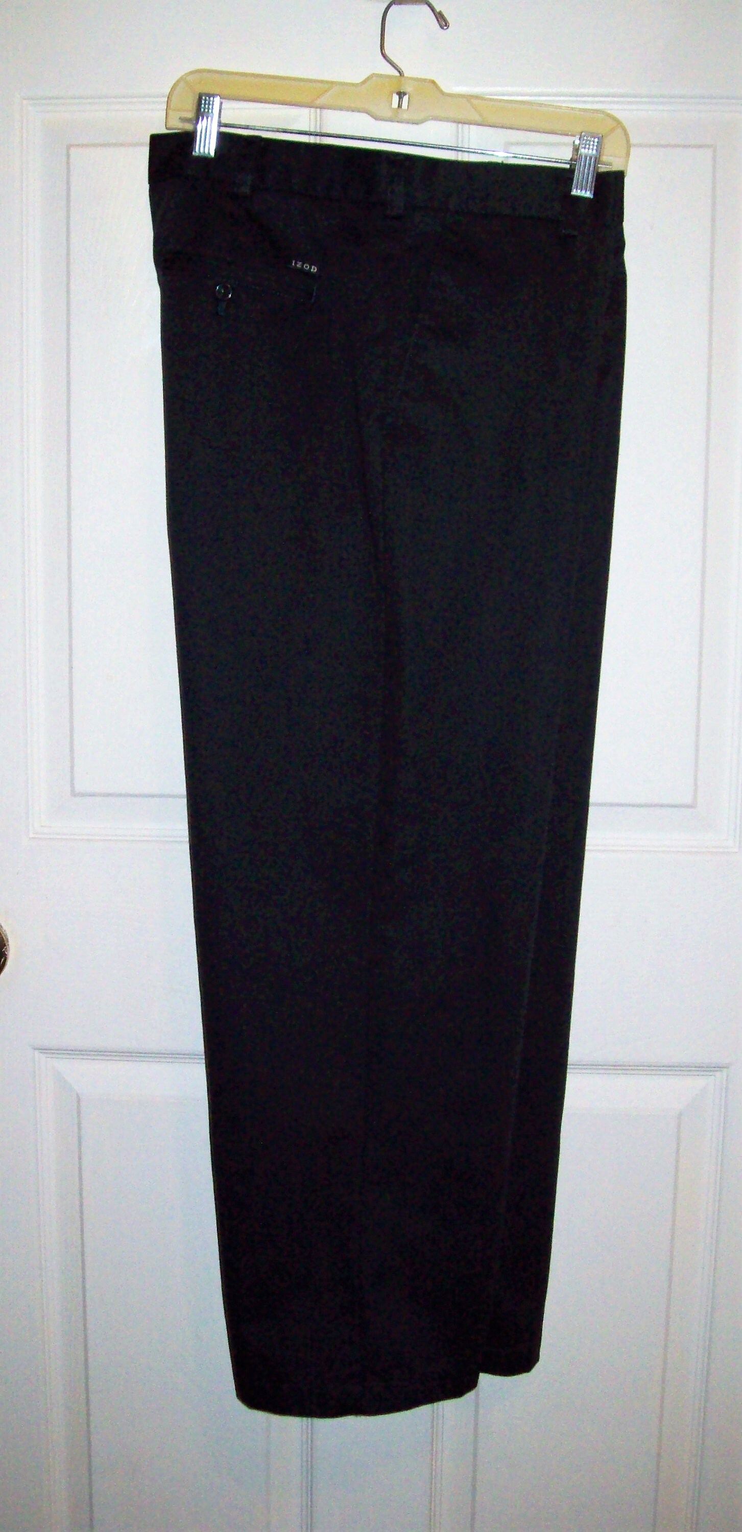 1 DOLLAR SAlE Vintage Mens Black Flat Front Pants Straight Fit | Etsy