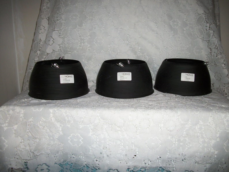 24 CENT SAlE Vintage Thomas Lighting TRM30 6 Stepped Baffle Trim for Recessed Lighting Flat Black get ALL 3 for 10 Bucks on SAlE 24 CENTS image 1