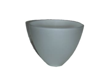 Vintage Frosted Bell Glass Shade Light Replacement 1 1/2" straight Fitter Only 9 USD