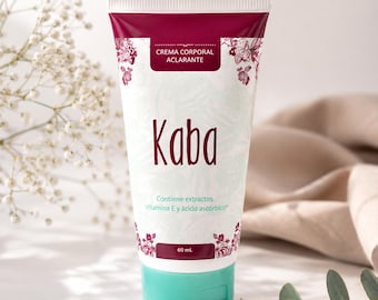 Crema corpo illuminante Kaba per zone scure | Crema per ascelle, gomiti e ginocchia | Idratante uniformante dell'incarnato