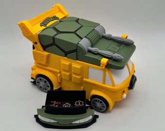 Party Wagon Mtg Commander Deck Box | Tmnt Inspired Magic the