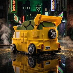 Party Wagon Mtg Commander Deck Box | Tmnt Inspired Magic The Gathering Card Holder