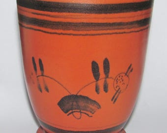 vintage fait main Graverens Norway Norge fait main moderne du milieu du siècle vase