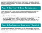 Modern Clean Resume Template | Professional & Easy-to-Edit CV for Job Success