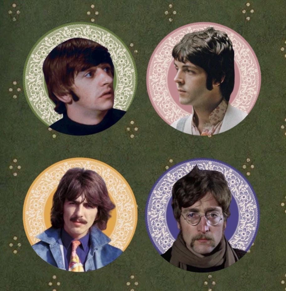 Vintage Beatles Buttons - Etsy