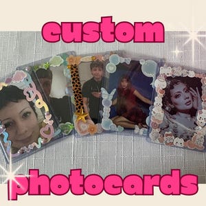 Custom Photocards and Toploaders, Decorated or Plain
