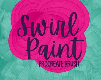 Swirl Paint Brush for Procreate – Dimensional Effect