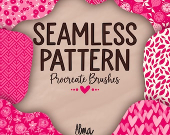 Seamless Pattern Brushes for Procreate | Floral, Geometric & Decorative Designs