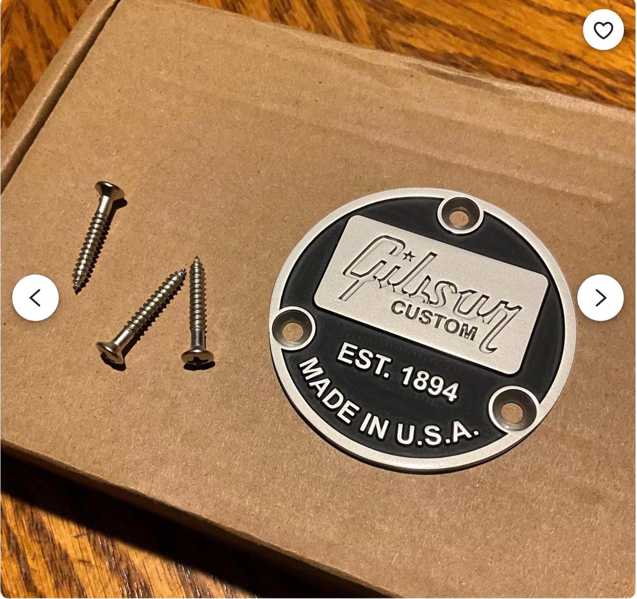 Custom Gibson Plate - Etsy