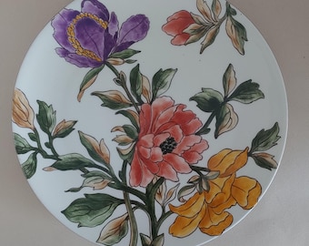 Gien Les Grandes Fleurs Plate