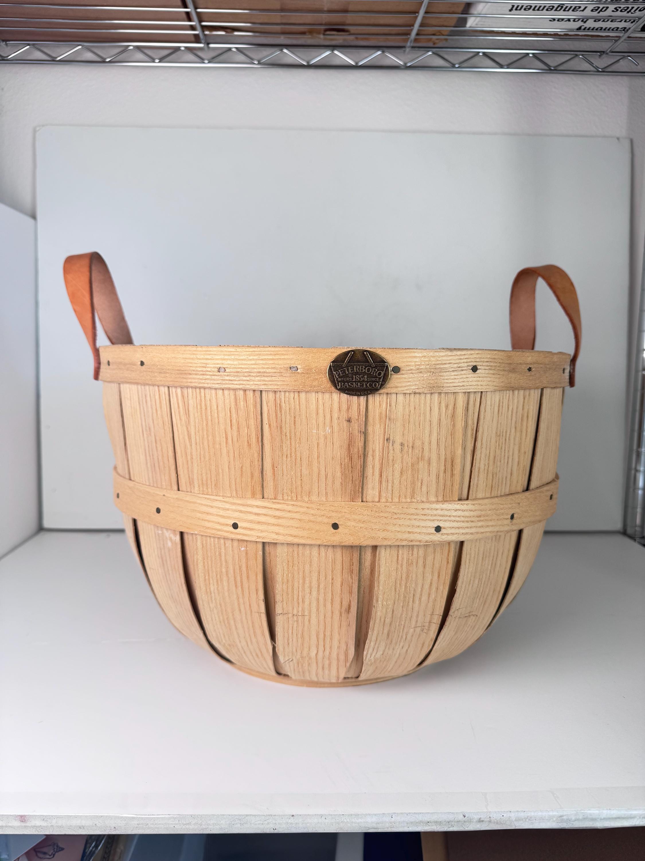 Antique Peterboro Basket - Etsy