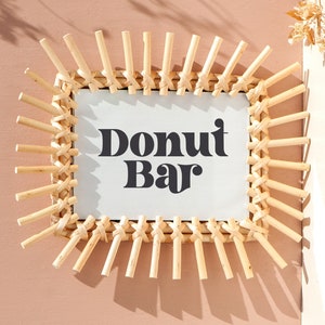 Donut Bar Retro Sign Wedding, Reception, Baby Shower image 1