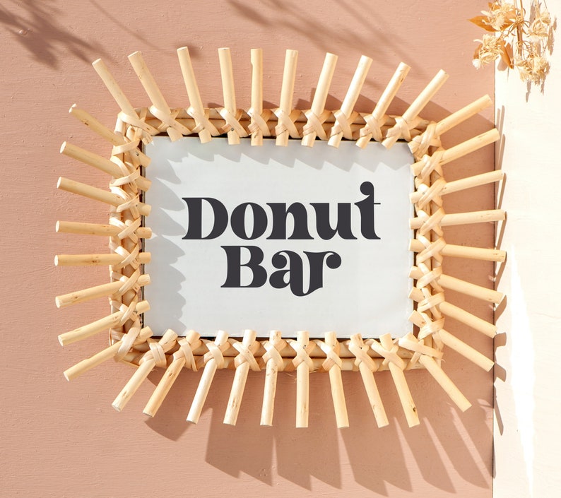 Donut Bar Retro Sign Wedding, Reception, Baby Shower image 1