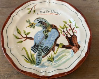Anthropologie NATHALIE LETE Angel Fish & Corals, Hand Painted 10