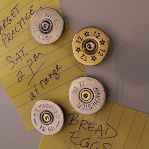 Magnets Shotgun Shell Magnets set of 4 assortment image 1