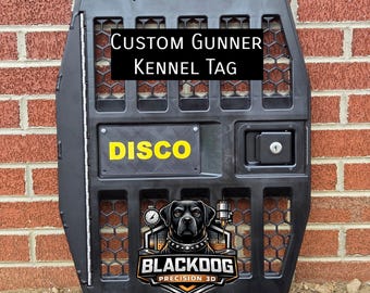 Custom Gunner Name Tags - G1 Kennels