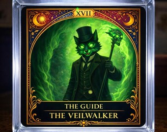 Mr. Kitsune Glass Block Light — Legends of Embrial
