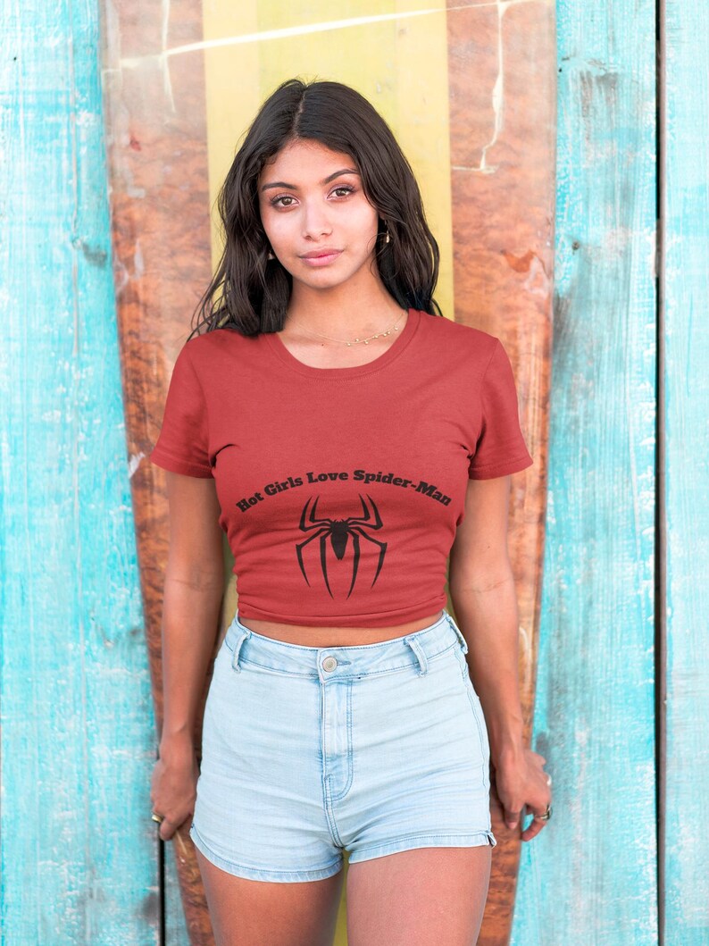 Hot Girls Love Spider-Man T-Shirt | Spider Logo Tee image 8