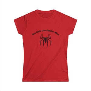 Hot Girls Love Spider-Man T-Shirt | Spider Logo Tee image 6