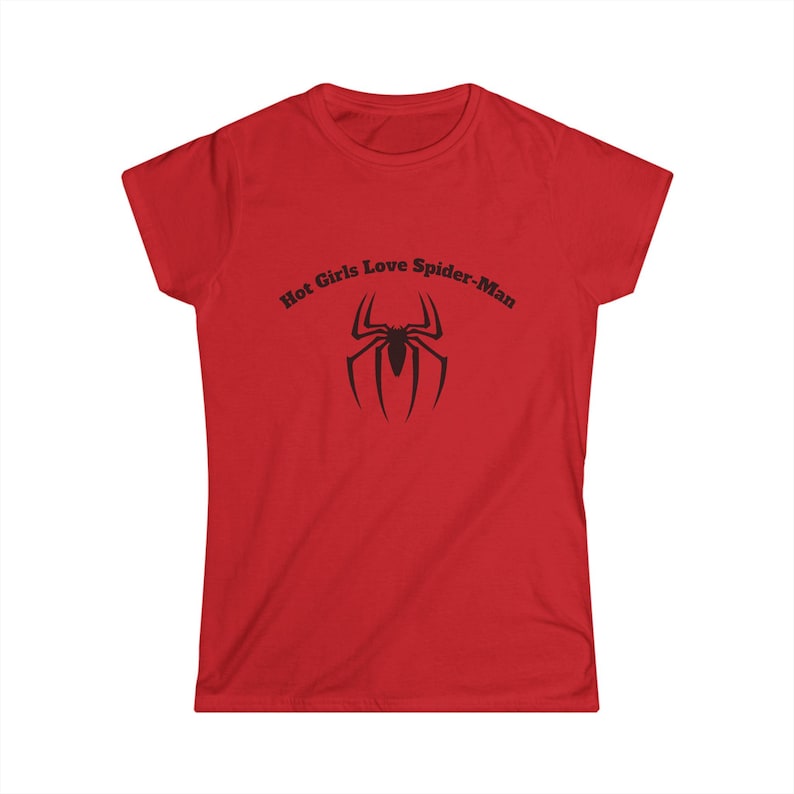 Hot Girls Love Spider-Man T-Shirt | Spider Logo Tee image 6