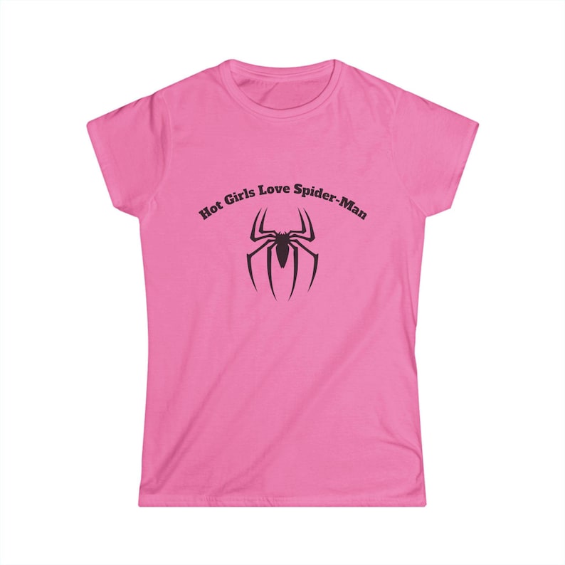 Hot Girls Love Spider-Man T-Shirt | Spider Logo Tee image 5