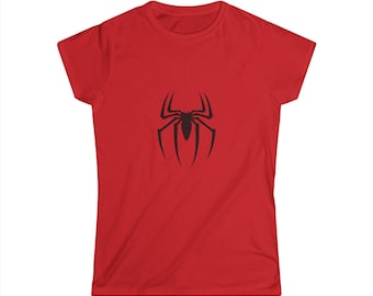 Spider Logo Tee | Black Spider Graphic T-Shirt