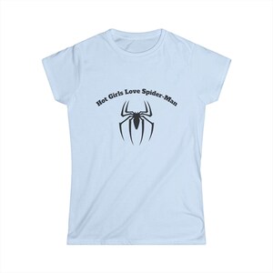 Hot Girls Love Spider-Man T-Shirt | Spider Logo Tee image 3