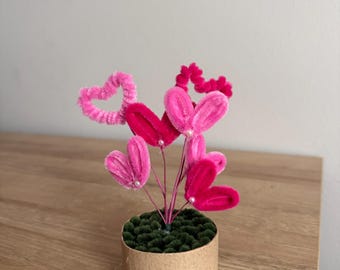 Pink Valentines Herz Tasse