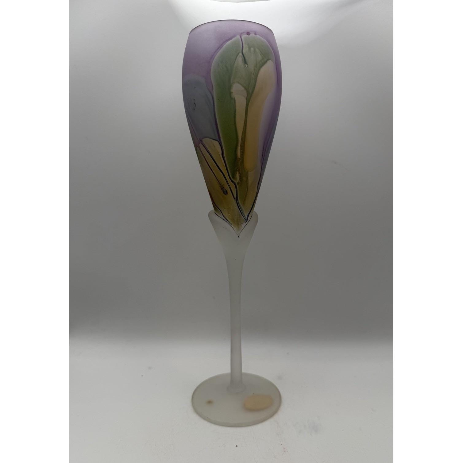 ○ Reuven Glass ルーベングラス カナダ ヴィンテージ ガラス花瓶