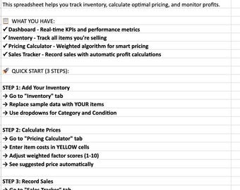 VINTED UK PRO Tracker - The Engineer's Edition - Spreadsheet