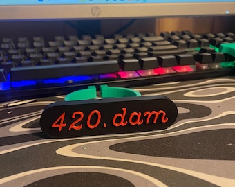 Name tag snorkel plate