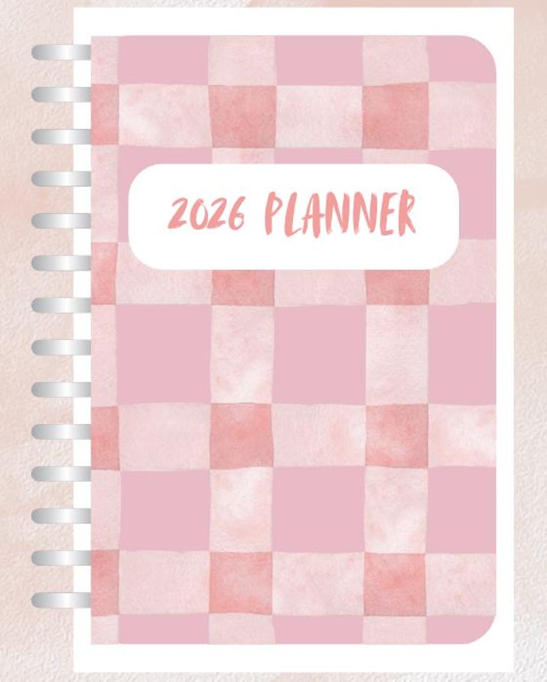 2026 Pink Planner - Etsy