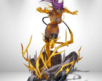 Bleach-Yoruichi Shihoin Statue 3D Model Print STL