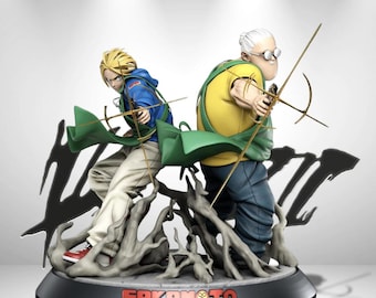 Sakamoto Days Statue 3D Model Print STL