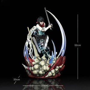 Mikasa Ackerman Statue 3D Model Print STL