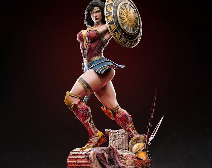 Amazon Warrior Fanart 3D STL Print File Model Download - Etsy