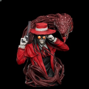Hellsing - Alucard Statue 3D Model Print STL