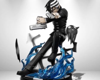 Soul Eater - Death the Kid Statue 3D Model Print STL
