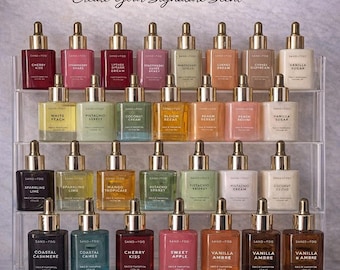 Gids met 25 ideeën voor het combineren van zand en mist | Gids voor het combineren van parfums | Gids voor het combineren van geuroliën en parfums | Digitale download