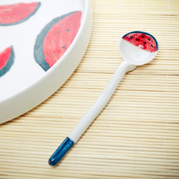 Watermelon Porcelain Spoon