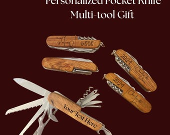 Coltellino tascabile personalizzato, regalo per lo sposo, regalo per lui: testimone di nozze, papà, marito, pescatore, amante del campeggio, cacciatore